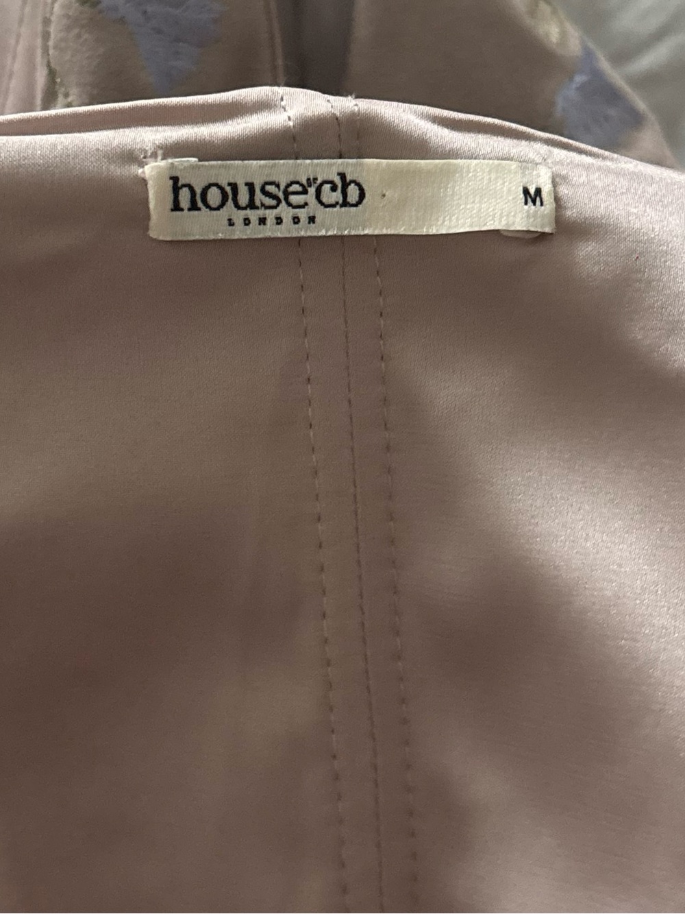 House of CB Dusty Lavender Embroidered Lace-Trim Corset Top - Picture 4 of 5